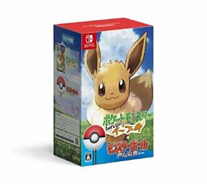 Let's Go Eevee Pokemon Poke Ball Plus Pack Nintendo Switch Japanese