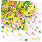 Easter Beads, 1000PCS Easter Day Crystal Beads for Pink Green Yellow Purple