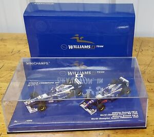 1/43 F1 World Champion Set 96 97 Williams Renault Damon Hill / Jaques Villeneuve