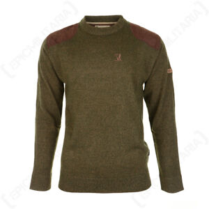 High Neck Sweater Percussion - Khaki Green - High Quality Outdoors Hunting