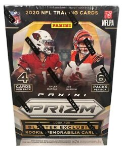 2020 Panini Prizm Football 6 Pack Blaster Box Sealed Herbert Burrow RC Year