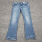 Miss Me Jeans Womens 32 Boot Cut Mid Rise Studded Casual Western Cowgirl Work