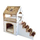 Cat house indoor, Wooden cat house, New pet house, Two storey pet house, QPRPET