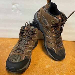 Merrell Mens MOAB 2 Mid Earth Waterproof Hiking Boots US 11.5W Wide