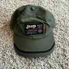 JEEP Military Hat Adult Adjustable Green Rare Outdoors 4x4 Mens Adults One Size