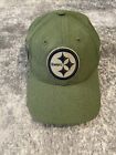 NFL Pittsburgh Steelers Salute To Service Snap Back Hat Green One Size Military