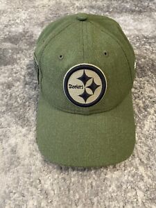 New ListingNFL Pittsburgh Steelers Salute To Service Snap Back Hat Green One Size Military
