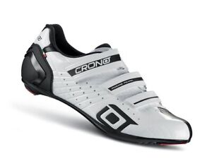 NEW Crono CR4 Road Cycling Shoes - White/Black (Reg. $160) Italian Sidi Gaerne
