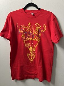 Vintage 2007 Bjork Volta Tour T Shirt Red Rare Unisex M American Apparel USA