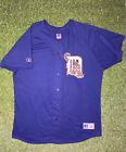 Vintage￼ Detroit Tigers Russell Athletic Knit Baseball Jersey 1997 Size XL NEW