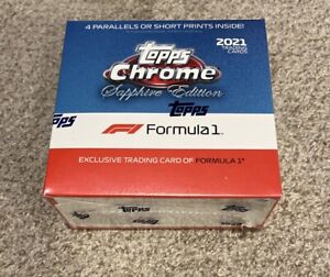 New Listing2021 Topps Chrome Sapphire Edition F1 Formula 1 Racing Hobby Box Factory Sealed