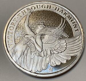 New Listing2021. 1 OZ Silver Coin. St. Helena. Victory Through Harmony.