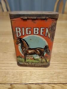 Big Ben Smoking Tobacco Tin For Pipe And Cigarettes  (empty)