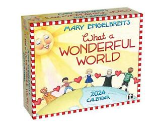 Andrews McMeel Mary Engelbreit's 2024 Day-to-Day Calendar: What a Wonderful Wo w
