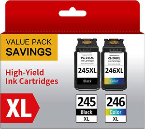 PG-245XL CL-246XL Ink Combo for Canon 245 PIXMA MG2522 MG2520 TS3122 MX490 MX492