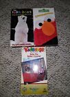 Lot Rare 3 Kidsongs Ride the Roller Coaster VHS Teddy Bears Polar Elmopalooza!