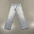 Vintage Levi’s 505 Orange Tab Straight Leg Light Wash USA Made Jeans Mens 30x30
