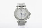 Cartier Pasha® de Cartier 35mm White Dial Stainless Steel Women's Wristwatch