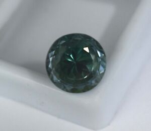 Natural Sapphire (Pitambari) 6.80 Ct Round Shape Certified Loose Gemstone.