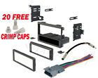Complete Radio Stereo Install Dash Kit + Wiring Harness Antenna Adapter + CRIMPS (For: Pontiac)