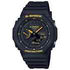 Casio G-Shock Caution Yellow Series Analog-Digital Black Watch GAB2100CY-1A