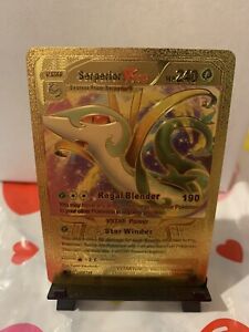 Pokémon Serperior VSTAR Gold Fan Art Card