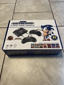 SEGA Genesis Classic Black Game Console with 81 Preloaded Games and Sonic Mortal