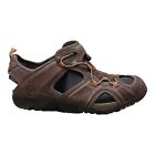 Dunham Men's Vibe Ruggards Tout Aller Brown Leather Sandals - Size 13