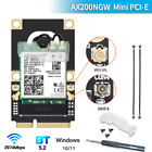 Intel WiFi 6 AX200 AX210 WiFi 6E Mini PC PCI-E Wifi Adapter Bluetooth 5.2 Card