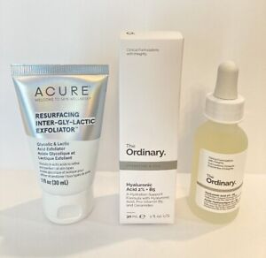 The Ordinary & Acure 2- Piece *Travel Sized* Skincare Set