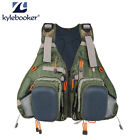 Multi-pocket Fly Fishing Vest Backpack Chest Mesh Bag Adjustable Fishing Vest