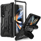 For Galaxy Z Fold 4 Case | Poetic Full Body Rugged Hinge Protection Cover Black