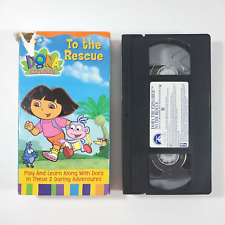 Nick Jr Dora the Explorer Dora To The Rescue VHS Video Tape Nickelodeon Spanish