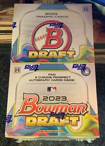 1 Pack Only - 2023 Bowman Draft Super Jumbo Pack - 120 Cards - 1 Auto - Brady?