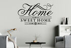 Home Sweet Home Vinyl Wall Art Decor Quote Phrase Custom Decals Stickers 020