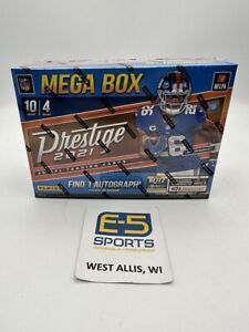 2021 Panini Prestige NFL Football Mega Box (Factory Sealed) 1 AUTO 40 CARDS