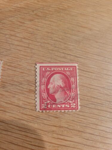 USA 1915 George Washington 2 Cents Red Used Postage Stamp rare