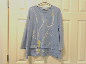 New ListingJane & Jess Mineral Washed Blue Top Size XL Excellent Pre-owned Condition!!