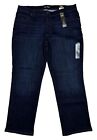 NWT Lee Relaxed Straight Leg Women Plus Size 18S (37x29) Dark Stretch Jeans