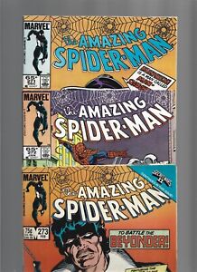 *WOW HOT* MARVEL AMAZING SPIDER-MAN RUN LOT OF 3 COPPER AGE KEYS #'s 271/272/273