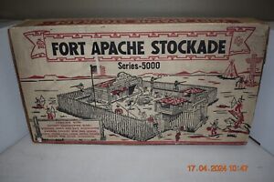 Vintage Marx Fort Apache Stockade Playset #3675 Series 5000 Original Box