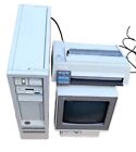 IBM PS/2 Model 60 , 8560-071 Tower PC With Monitor and  ProPrinter iii
