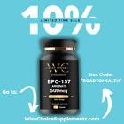 BPC-157 coupon - 10% off WiseChoiceSupplements - BPC157 Research Peptide | 120 c