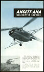 Ansett-ANA Helicopter Service airline folder 1950s