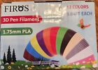 FIROS 3D Pen Filament Refills, 12 Colors 3D Pen PLA Filament, Each Color 9.84 Ft