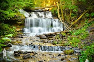 Wagner Falls - Fine Art Photography Prints -  Munising, Michigan, Waterfall