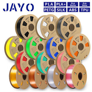 JAYO 1.75mm 1.1KG PETG PLA Matte SILK PLA+ Filament 3D Printer Low Shrinkage ABS