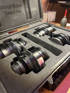 Zeiss Milvus FF Super Speed Lens Kit (25, 35, 50, 85) Cine Mod EF mount W/case