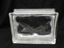 Vintage Architectural WAVED Glass Building Block Reclaimed Rectangle 6.25