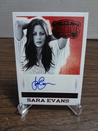 Sara Evans 2014 Panini Country Music Autograph Card #S-SE 91/99